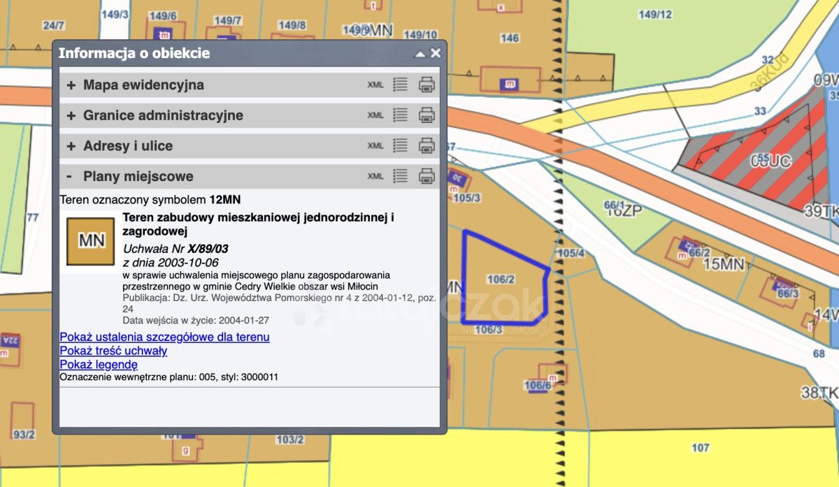 Działka budowlana Miłocin. Zdjęcie 3