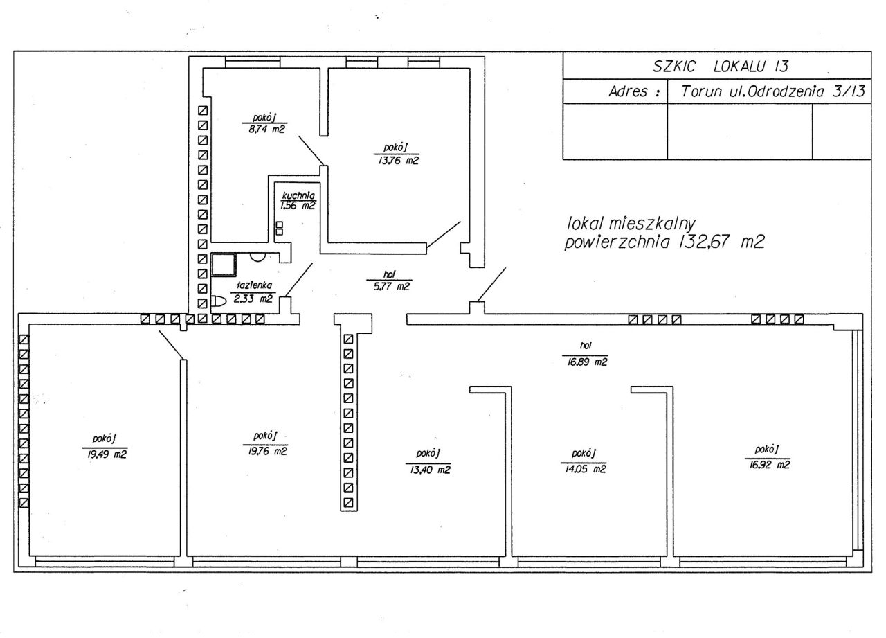Mieszkanie 7-pokojowe Toruń Stare Miasto, ul. Odrodzenia. Zdjęcie 11