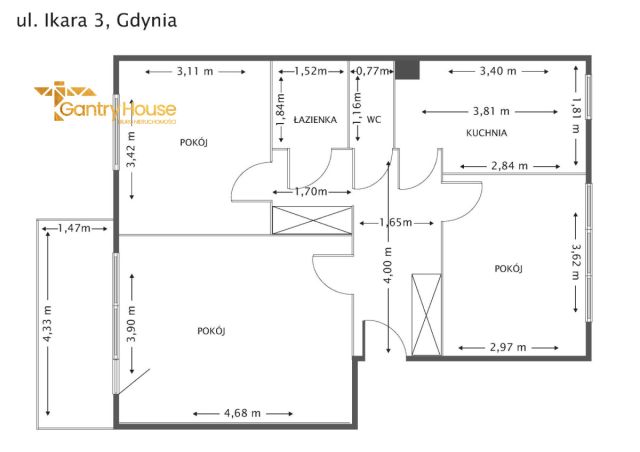Mieszkanie 3-pokojowe Gdynia Babie Doły, ul. Ikara. Zdjęcie 19