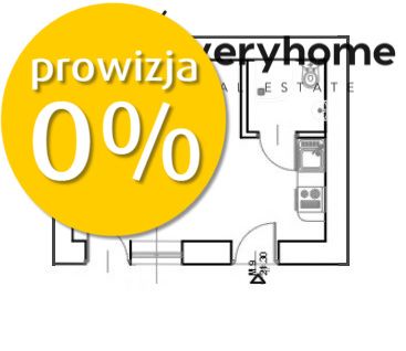 Mieszkanie 1-pokojowe Kraków Grzegórzki, ul. Rakowicka. Zdjęcie 5
