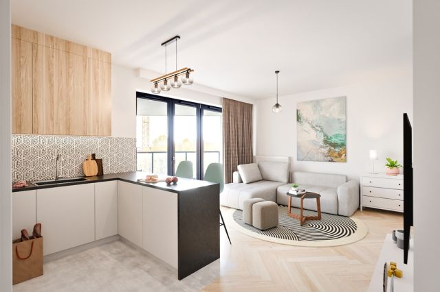 Mieszkanie 1-pokojowe Zegrze, ul. prof. Janusza Groszkowskiego. Zdjęcie 2