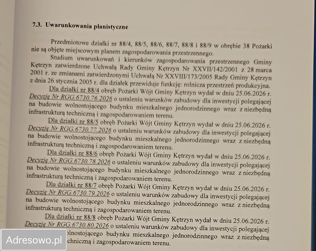 Działka budowlana Pożarki. Zdjęcie 8