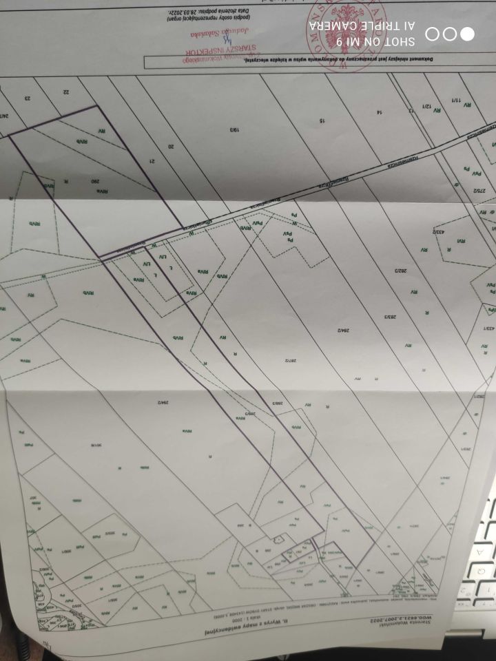 Działka inwestycyjna Stary Dybów. Zdjęcie 3