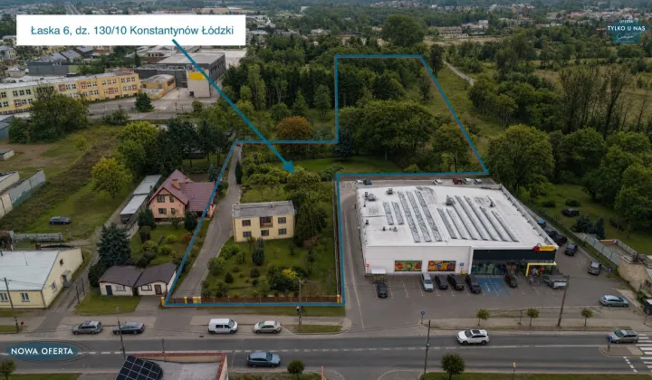 Działka budowlana Konstantynów Łódzki, ul. Łaska