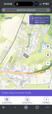 Działka rolno-budowlana Bykowce Zawadka, ul. Łany. Zdjęcie 1