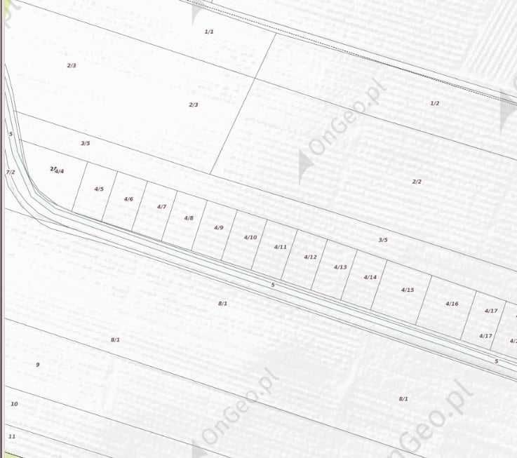 Działka budowlana Pachy. Zdjęcie 3