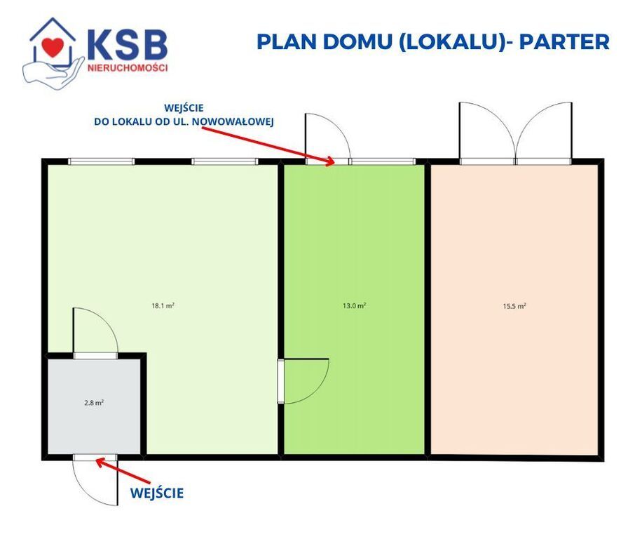 dom szeregowy, 2 pokoje Opatów, ul. Lubelska. Zdjęcie 16