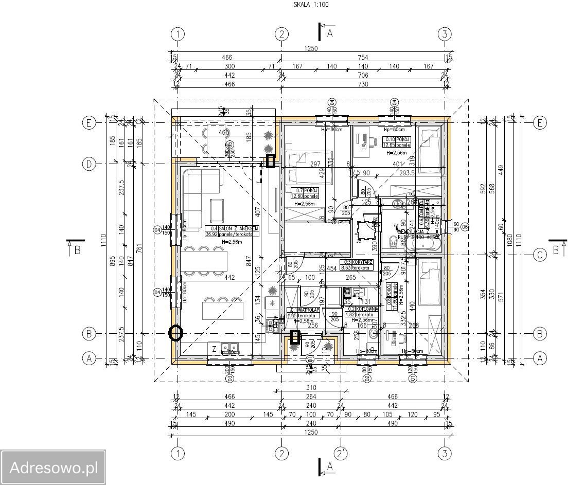 dom wolnostojący, 4 pokoje Brodnica, ul. Północna. Zdjęcie 5