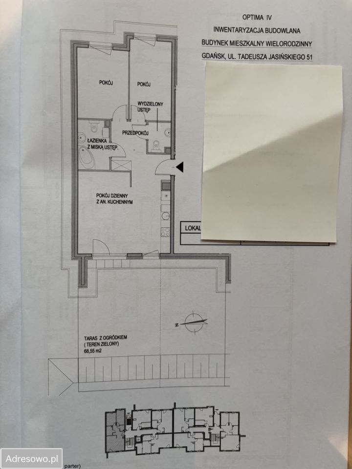 Mieszkanie 3-pokojowe Gdańsk Jasień, ul. Tadeusza Jasińskiego. Zdjęcie 15