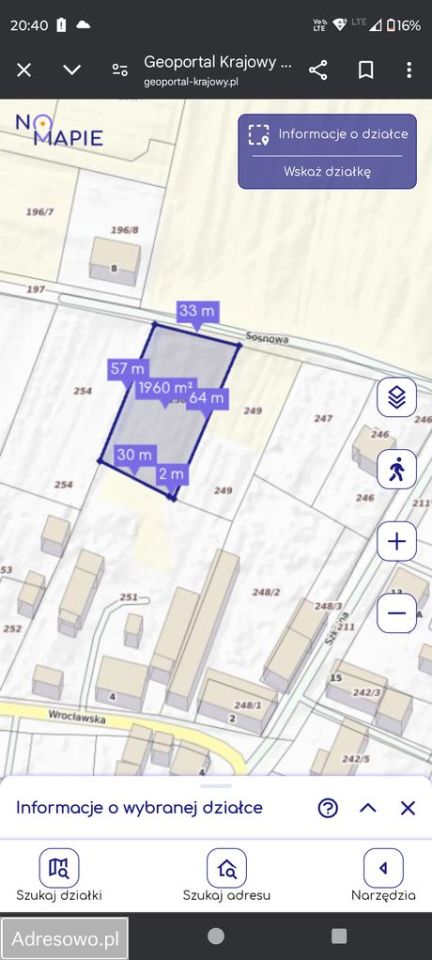 Działka rolna Tyniec nad Ślęzą. Zdjęcie 2