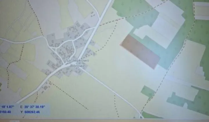 Działka leśna Szczepkowo Borowe