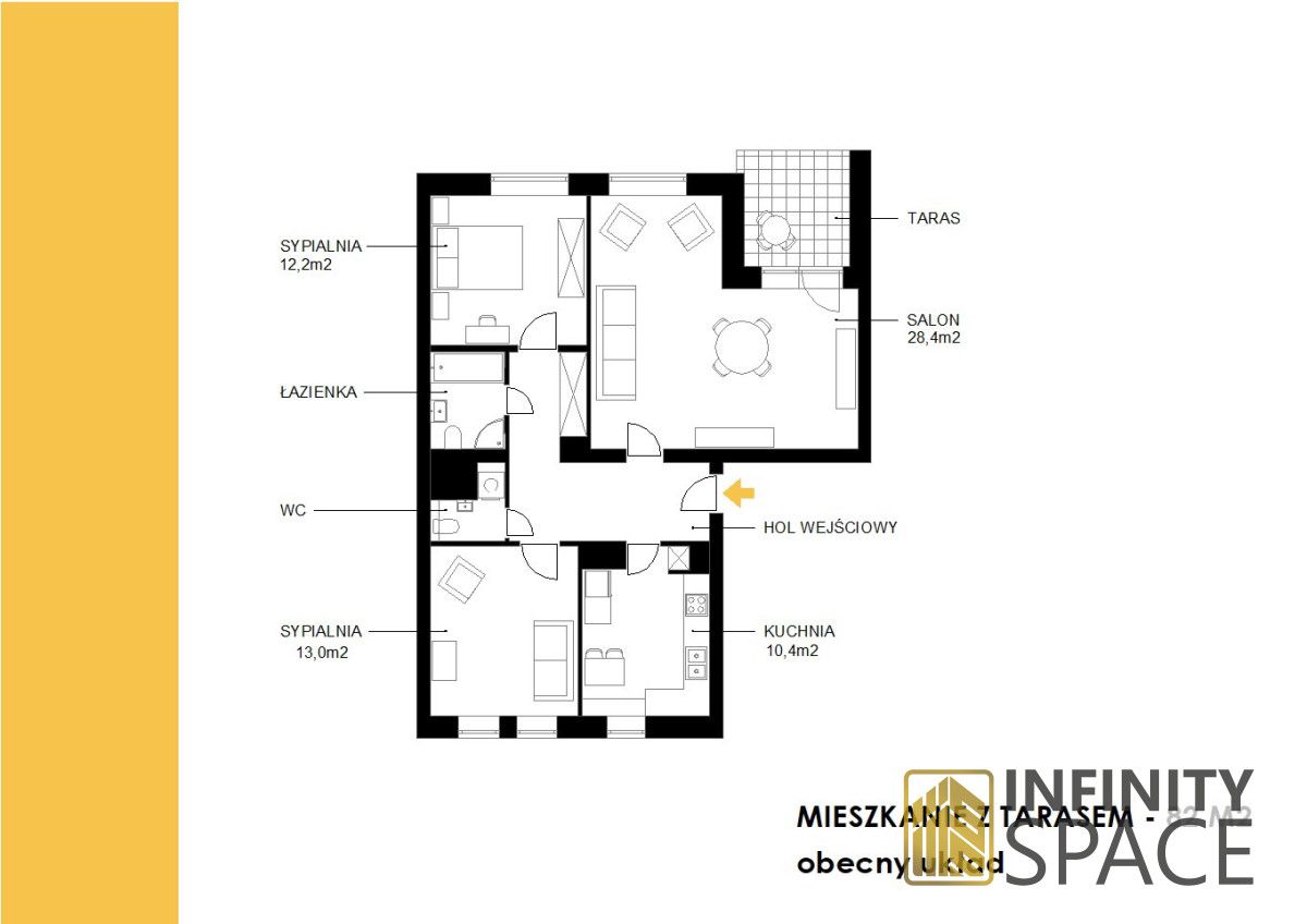 Mieszkanie 3-pokojowe Warszawa Praga-Południe, ul. Perkuna. Zdjęcie 15