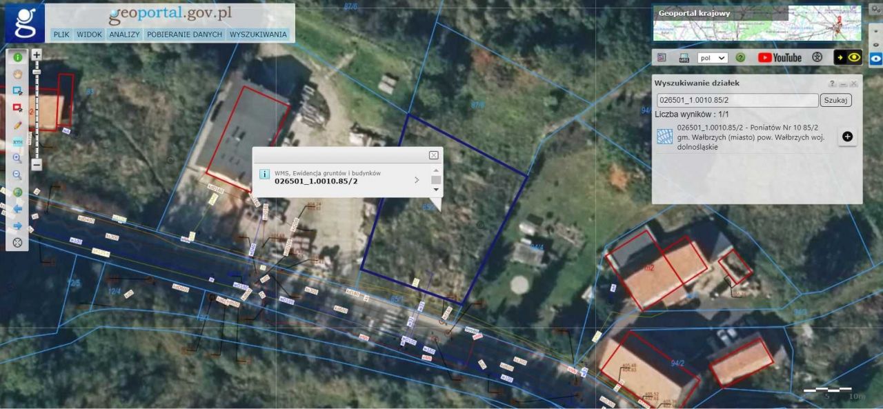 Działka budowlana Wałbrzych Poniatów, ul. Władysława Orkana. Zdjęcie 7