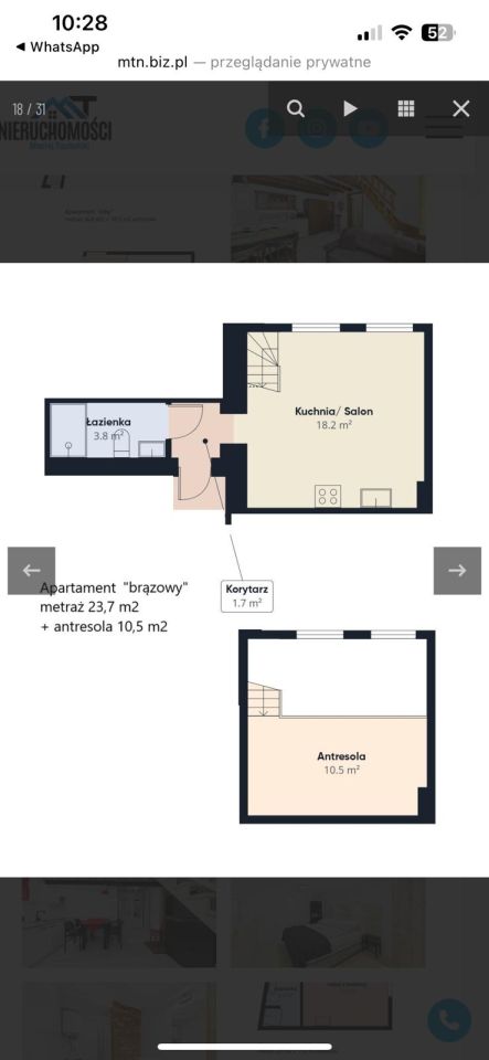 Mieszkanie 3-pokojowe Toruń Stare Miasto, ul. Szczytna. Zdjęcie 20