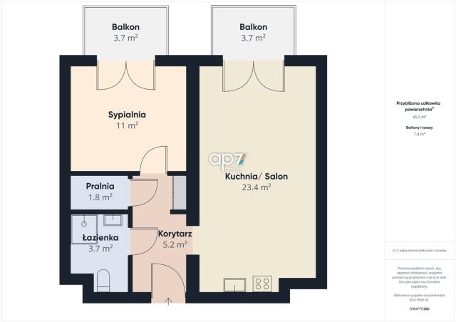 Mieszkanie 2-pokojowe Kraków Czyżyny, os. Dywizjonu 303. Zdjęcie 15