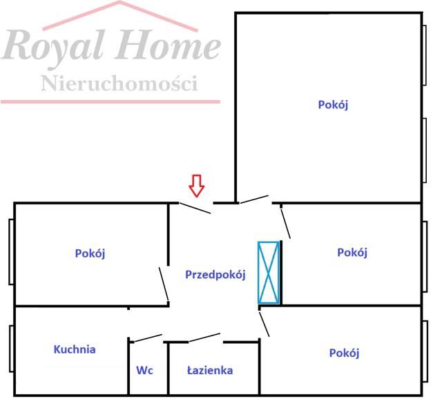 Mieszkanie 4-pokojowe Wrocław Psie Pole, ul. Chorwacka. Zdjęcie 15