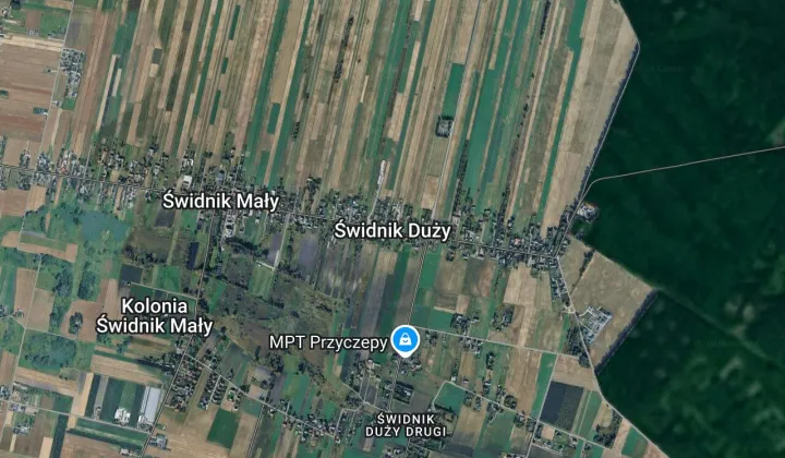 Działka leśna Świdnik Duży