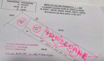 Działka budowlana Płock Góry, ul. Łącka