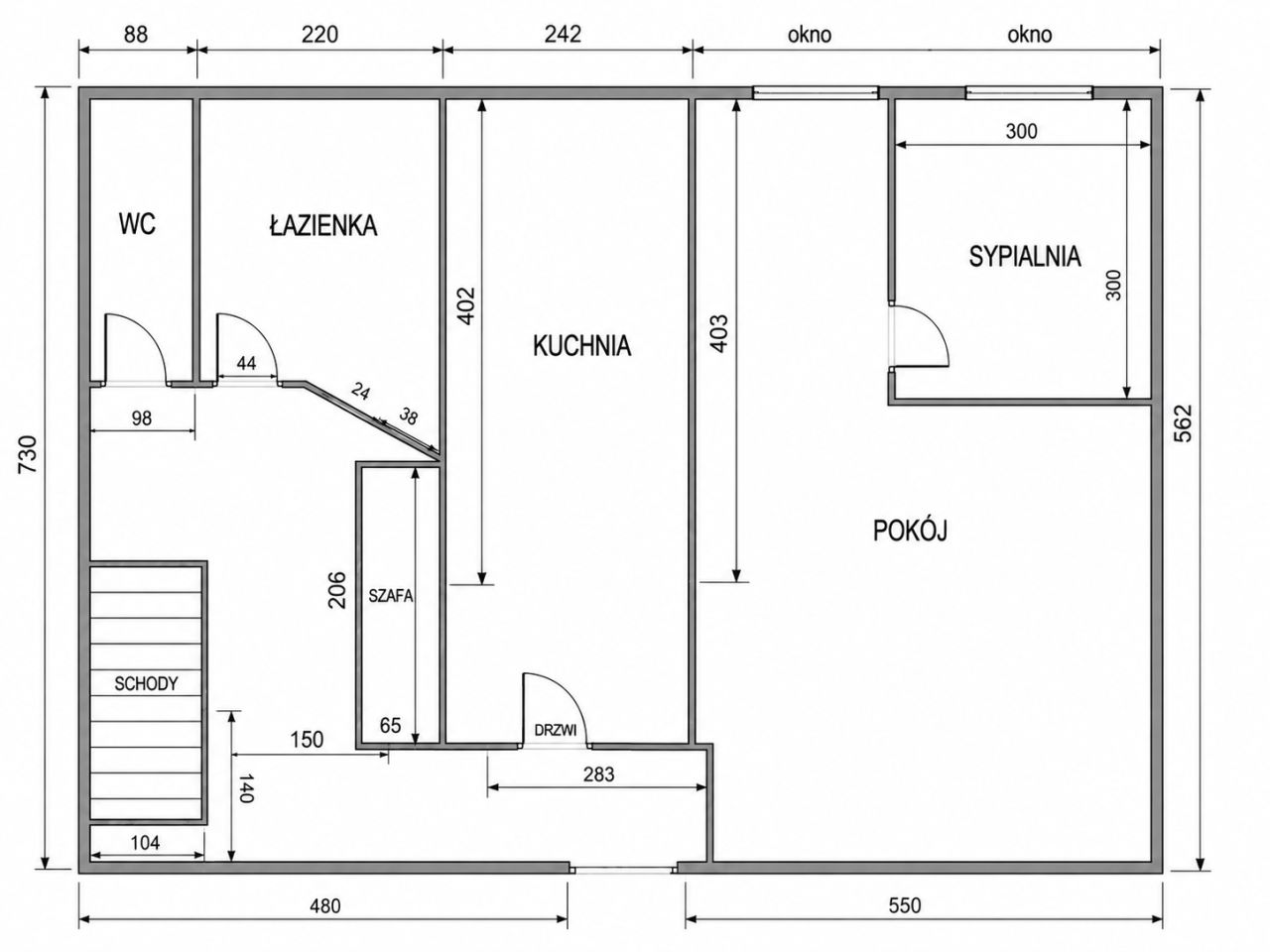 Mieszkanie 2-pokojowe Białogard, ul. Królowej Jadwigi. Zdjęcie 3