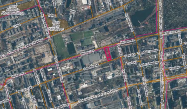 Działka inwestycyjna Łódź Górna, ul. Milionowa