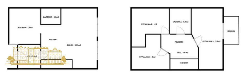 dom szeregowy, 4 pokoje Zabierzów, os. Lipowy Gaj. Zdjęcie 15