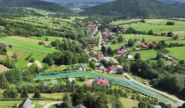 Działka inwestycyjna Solina