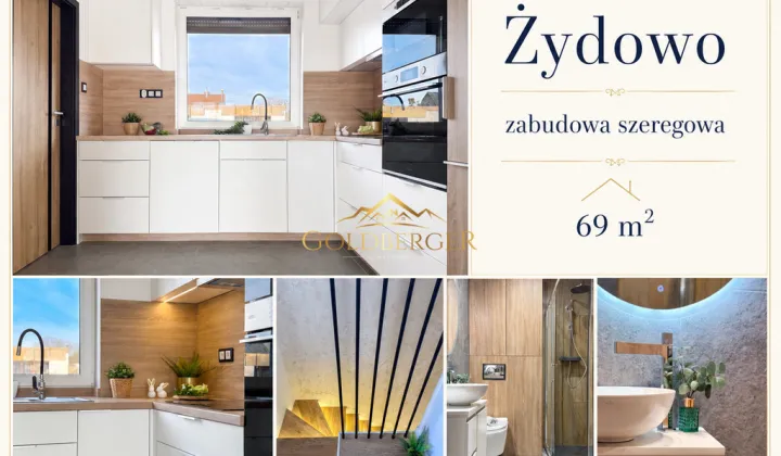 dom szeregowy, 3 pokoje Żydowo, ul. Przecławska