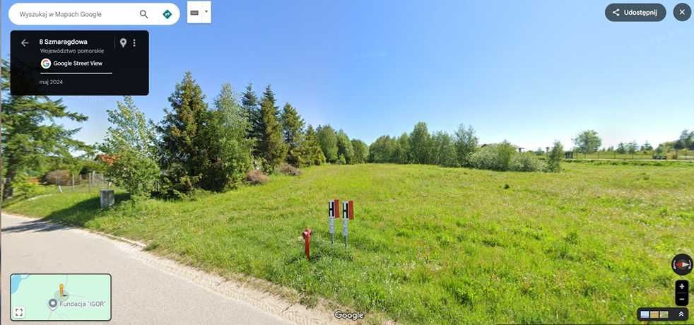 Działka rolno-budowlana Stara Huta, ul. Szmaragdowa