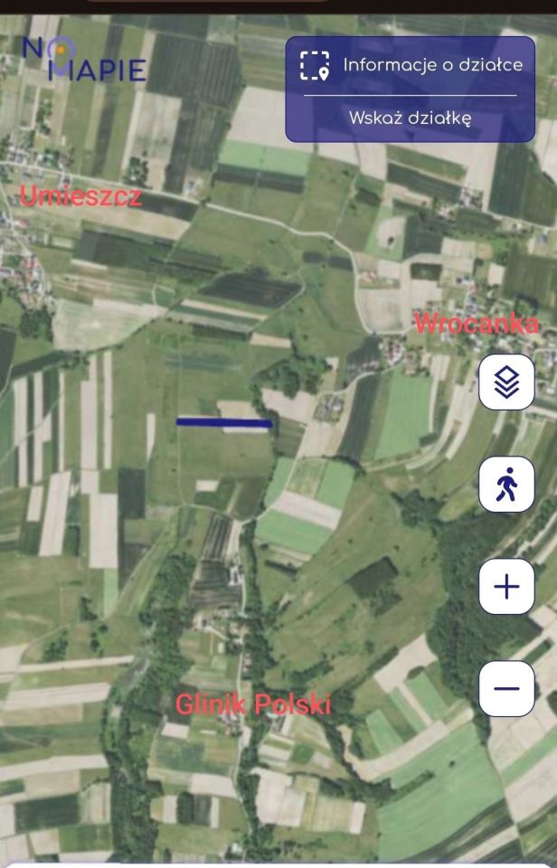 Działka leśna Glinik Polski