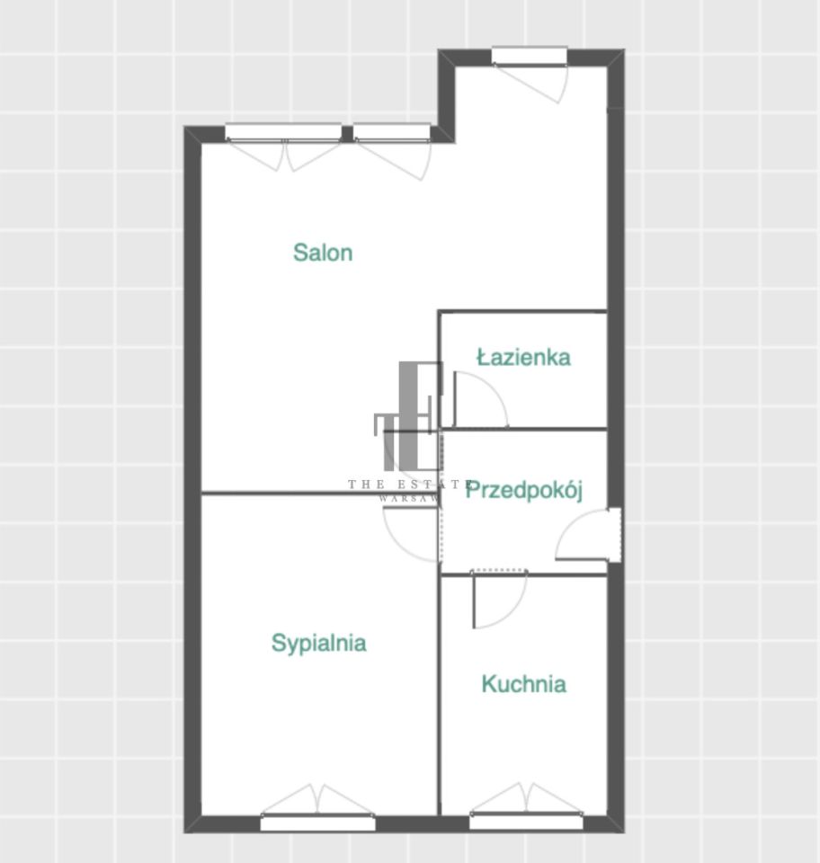 Mieszkanie 2-pokojowe Warszawa Śródmieście. Zdjęcie 12