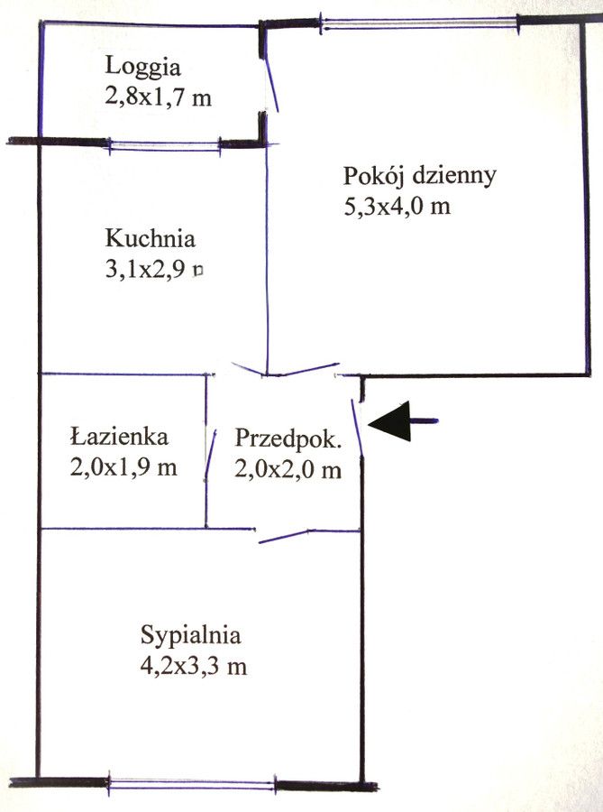 Mieszkanie 2-pokojowe Gdynia Karwiny, ul. Kazimierza Kruczkowskiego. Zdjęcie 7