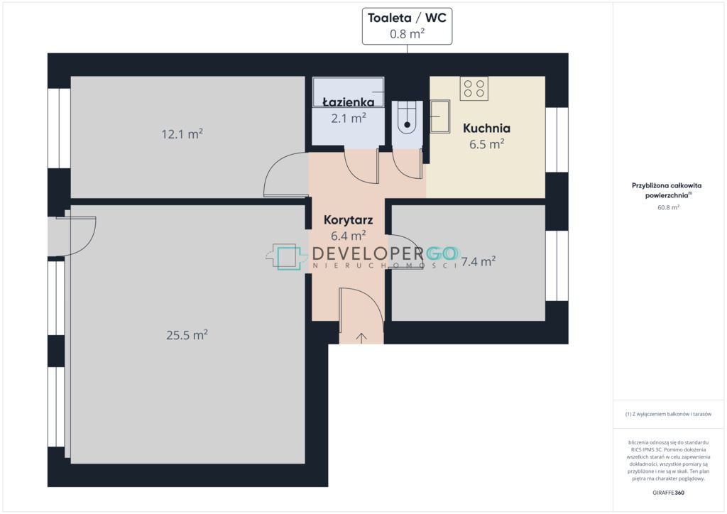 Mieszkanie 3-pokojowe Białystok, ul. Olsztyńska. Zdjęcie 10