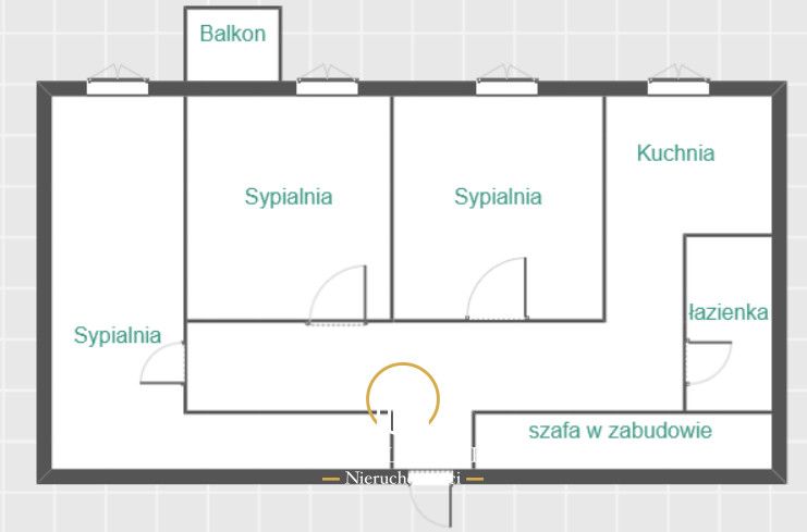 Mieszkanie 3-pokojowe Lublin Kalinowszczyzna, ul. Kazimierza Tumidajskiego. Zdjęcie 15