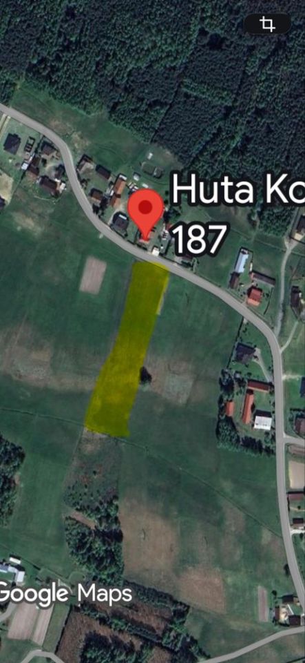 Działka rolna Huta Komorowska. Zdjęcie 3