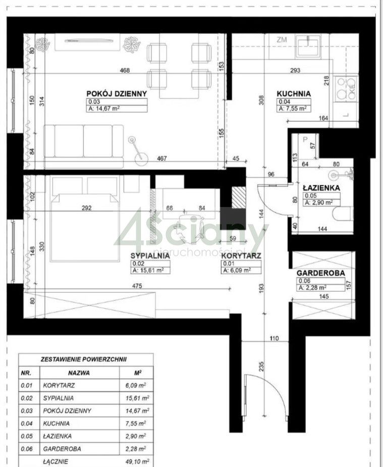 Mieszkanie 2-pokojowe Warszawa Śródmieście, al. Armii Ludowej. Zdjęcie 12