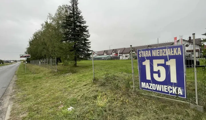 Działka inwestycyjna Stara Niedziałka, ul. Mazowiecka