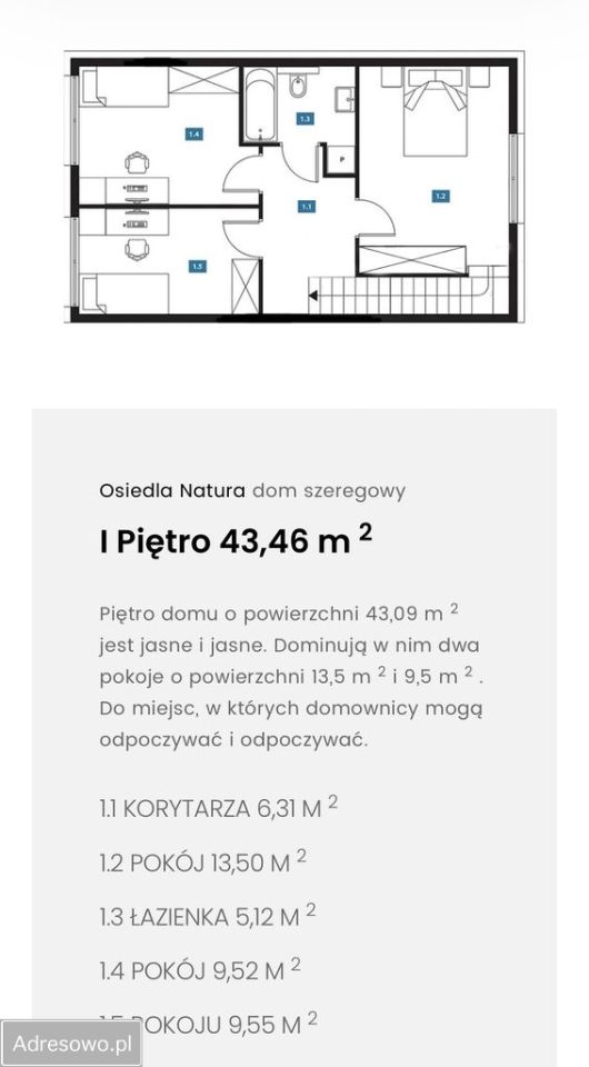 dom szeregowy, 4 pokoje Koszalin, ul. Połczyńska. Zdjęcie 19