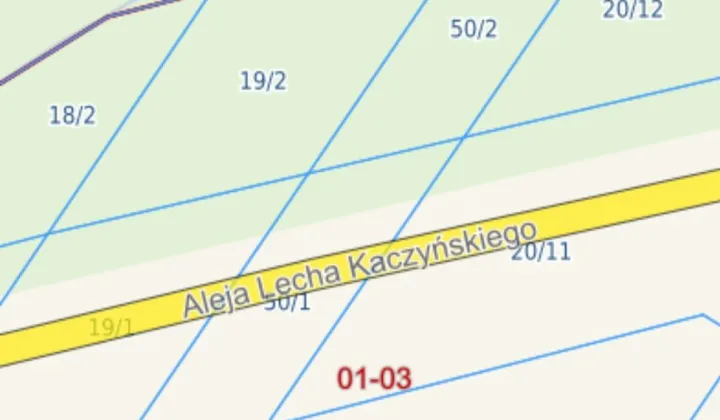 Działka budowlana Radzymin, al. Lecha Kaczyńskiego