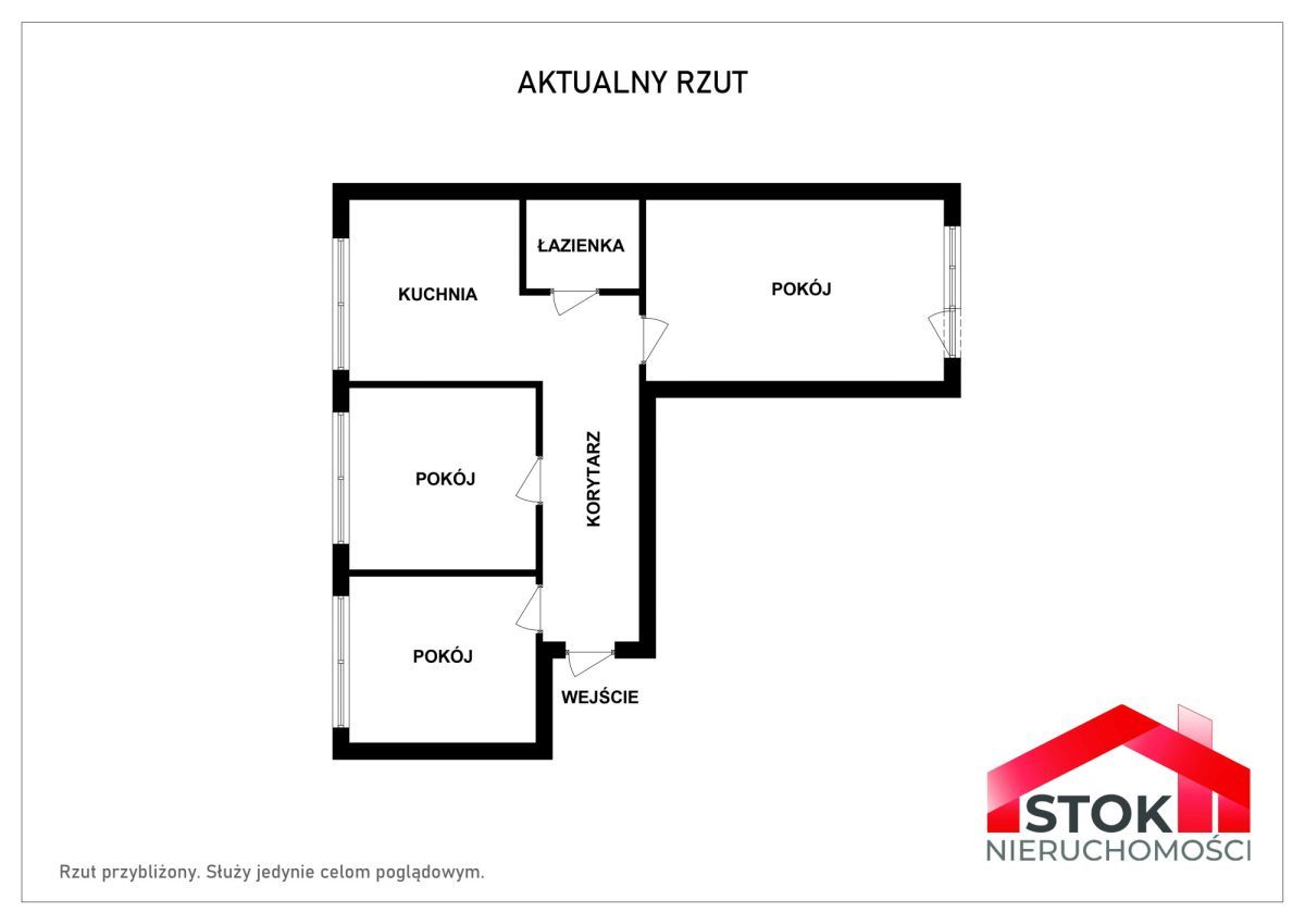 Mieszkanie 3-pokojowe Białystok Piasta, ul. Piasta. Zdjęcie 10