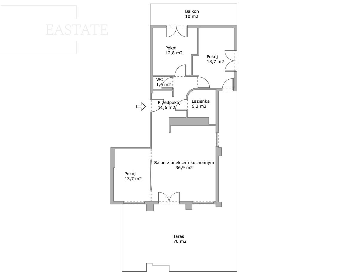 Mieszkanie 4-pokojowe Warszawa Bemowo, ul. Widawska. Zdjęcie 17
