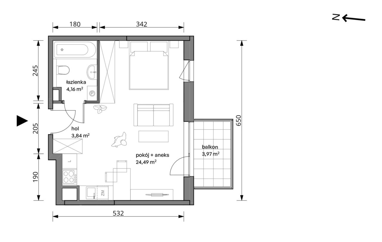 Mieszkanie 1-pokojowe Warszawa Włochy, ul. Trzcinowa. Zdjęcie 7