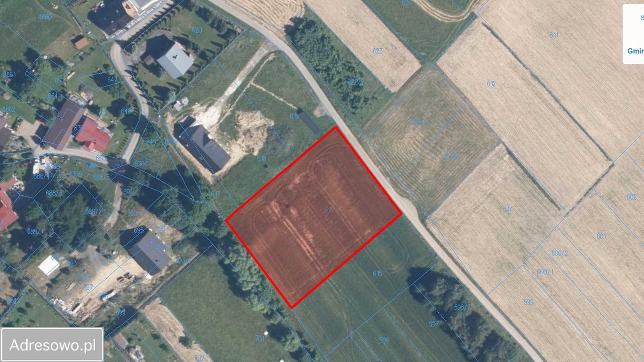 Działka budowlana Juszczyn. Zdjęcie 5