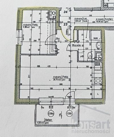 Mieszkanie 2-pokojowe Szczecin Pomorzany, al. Powstańców Wielkopolskich. Zdjęcie 11