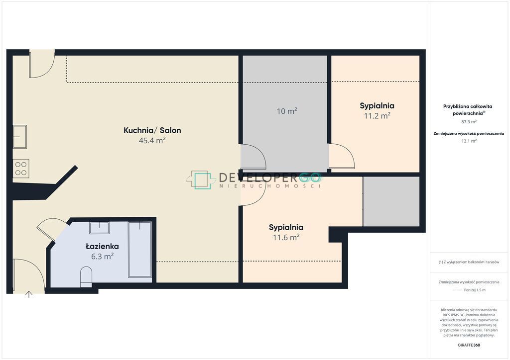 Mieszkanie 4-pokojowe Białystok Nowe Miasto, ul. Stefana Żeromskiego. Zdjęcie 18
