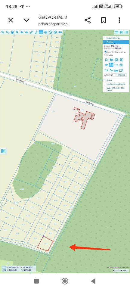 Działka budowlana Czekanów, ul. Środkowa. Zdjęcie 4