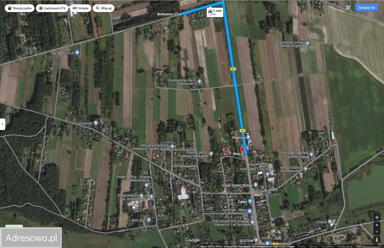 Działka rolno-budowlana Budy Dłutowskie. Zdjęcie 17