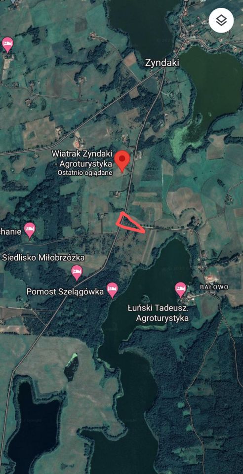 Działka rolna Zyndaki Bałowo. Zdjęcie 10