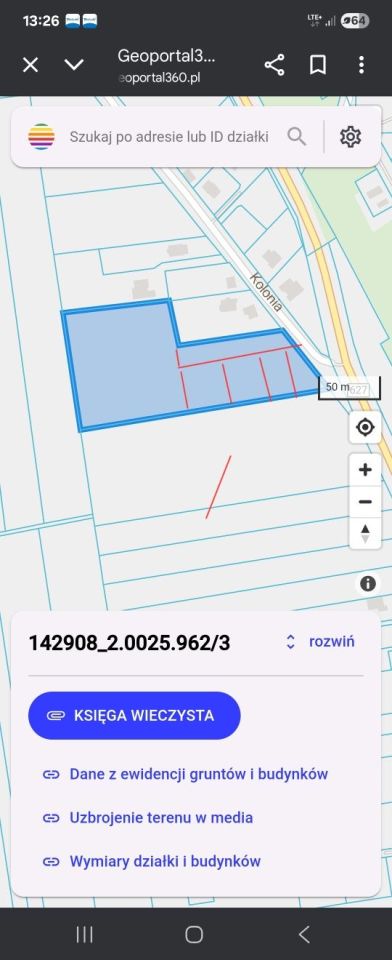 Działka budowlana Budy Kupientyńskie. Zdjęcie 2