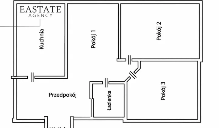 Mieszkanie 3-pokojowe Warszawa Bródno, ul. św. Hieronima