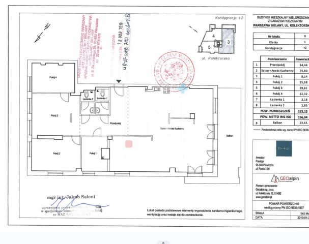 Mieszkanie 5-pokojowe Warszawa Bielany, ul. Kolektorska. Zdjęcie 5